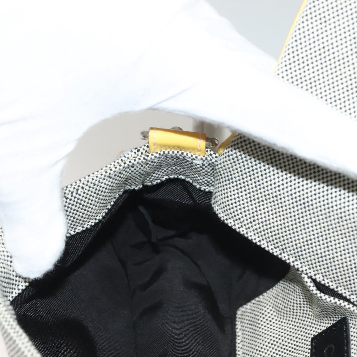 Chanel Camellia, Grey, Canvas, clutch
