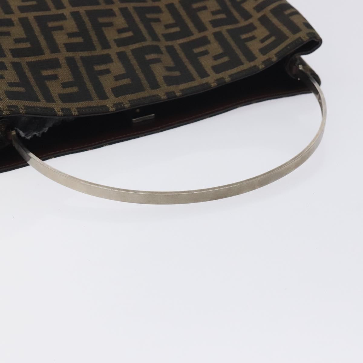 Fendi Zucca, Brown, Canvas, handbag