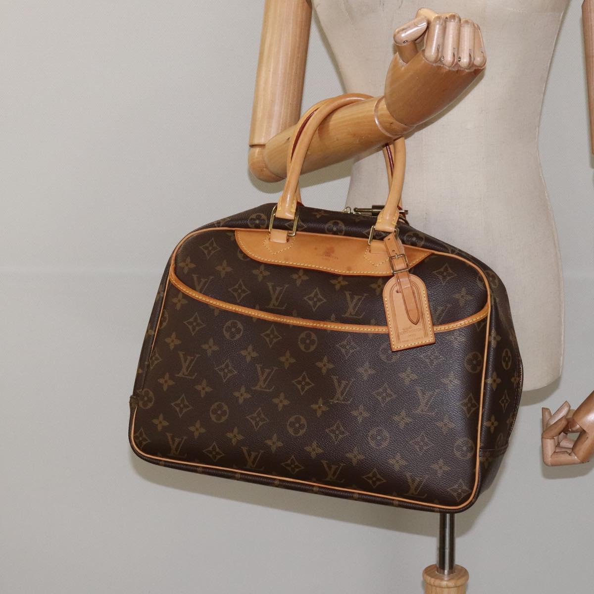 Louis Vuitton Deauville, Brown, Canvas, handbag