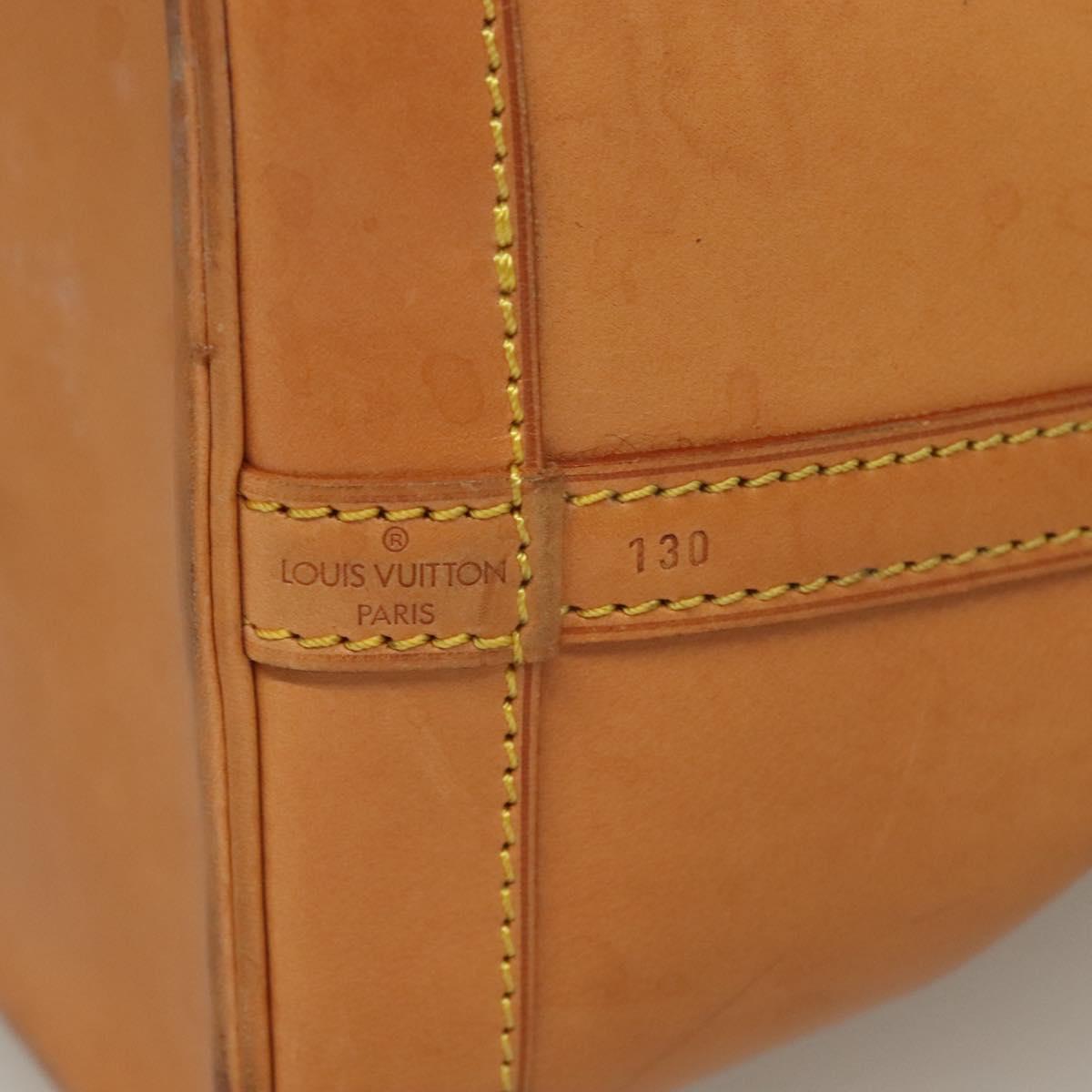 Louis Vuitton Noé, Beige, Leather, handbag