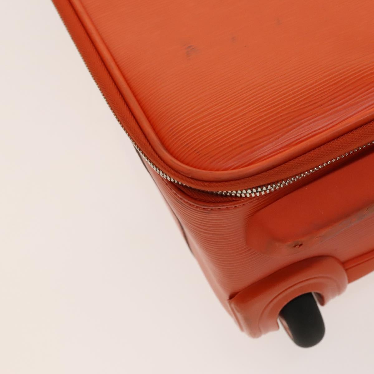 Louis Vuitton Pegase, Orange, Leather, travel