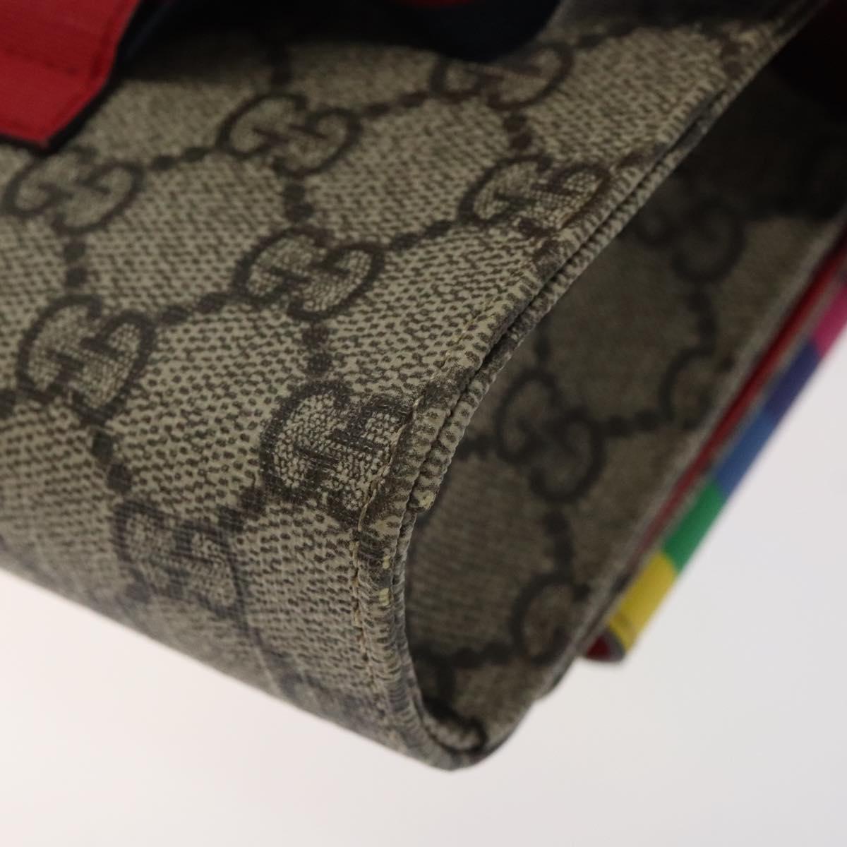 Gucci Butterfly, Beige, Canvas, shoulder