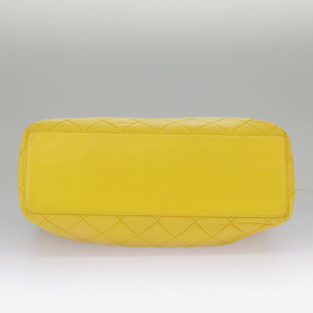 Chanel Cabas, Yellow, Leather, handbag