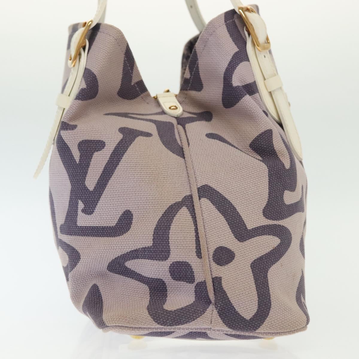 Louis Vuitton Tahitienne, Purple, Canvas, shoulder