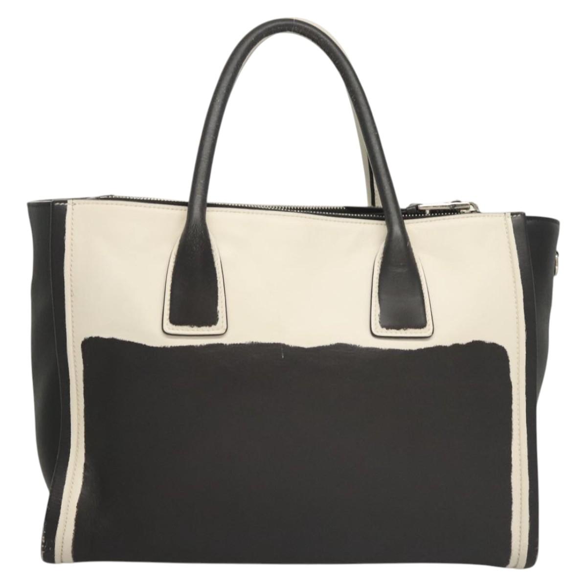 Prada Concept, Black, Leather, handbag