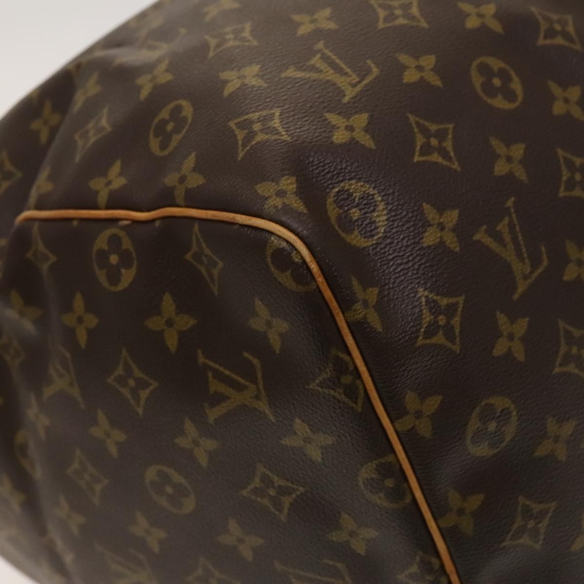 Louis Vuitton Keepall 60, Brown, Canvas, travel