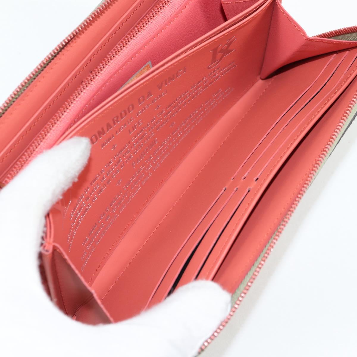 Louis Vuitton Portefeuille zippy, Green, Canvas, wallet