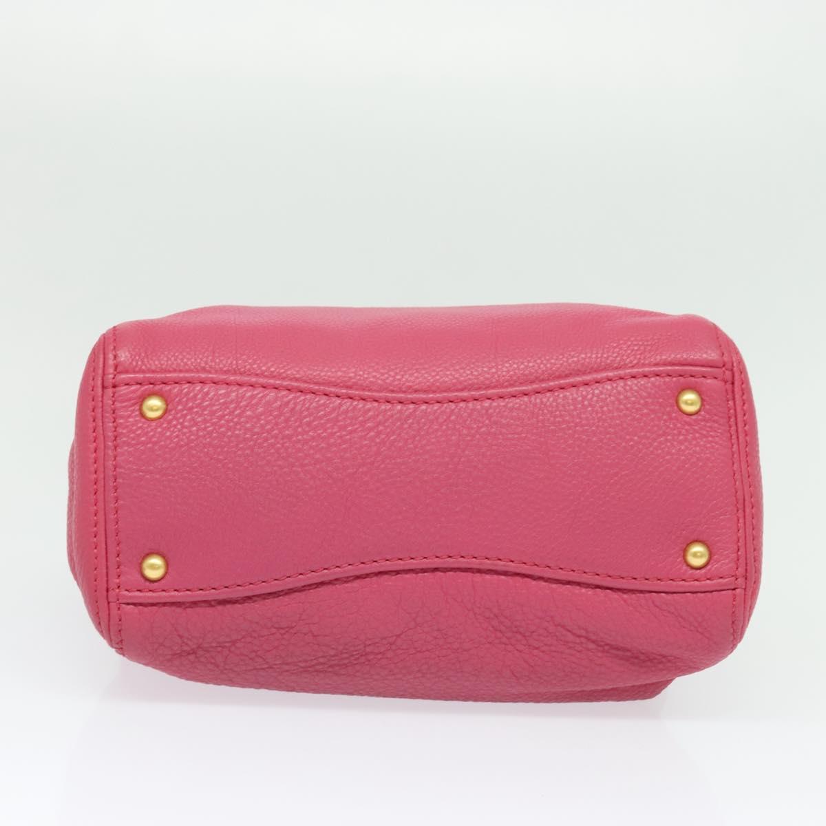 Miu Miu Vitello, Pink, Leather, handbag