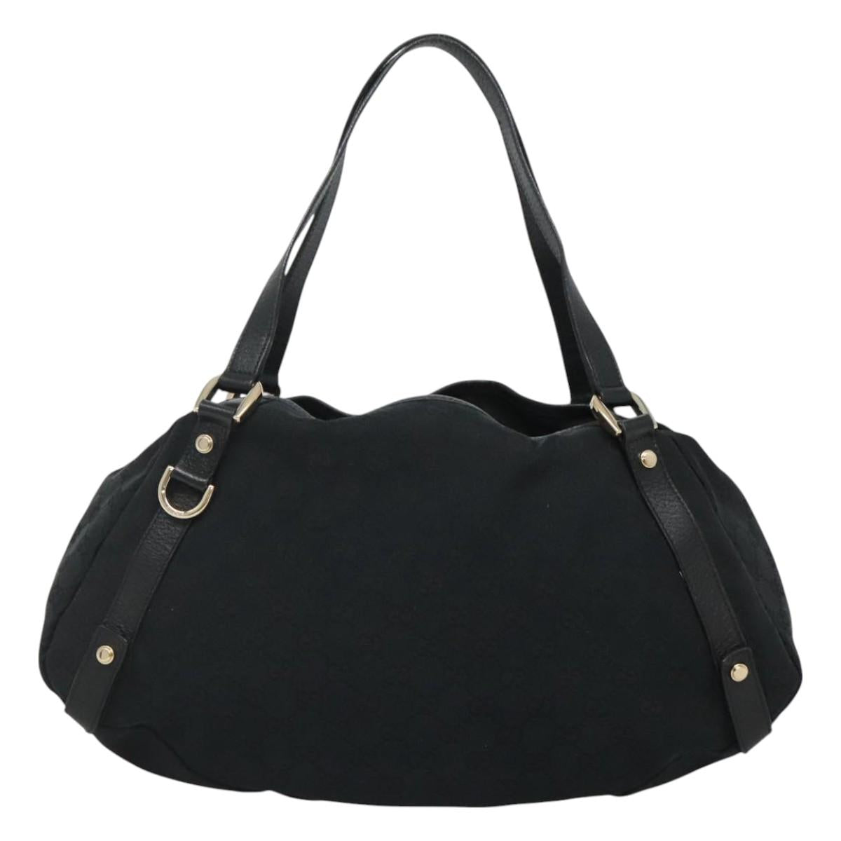 Gucci Abbey, Black, Canvas, tote