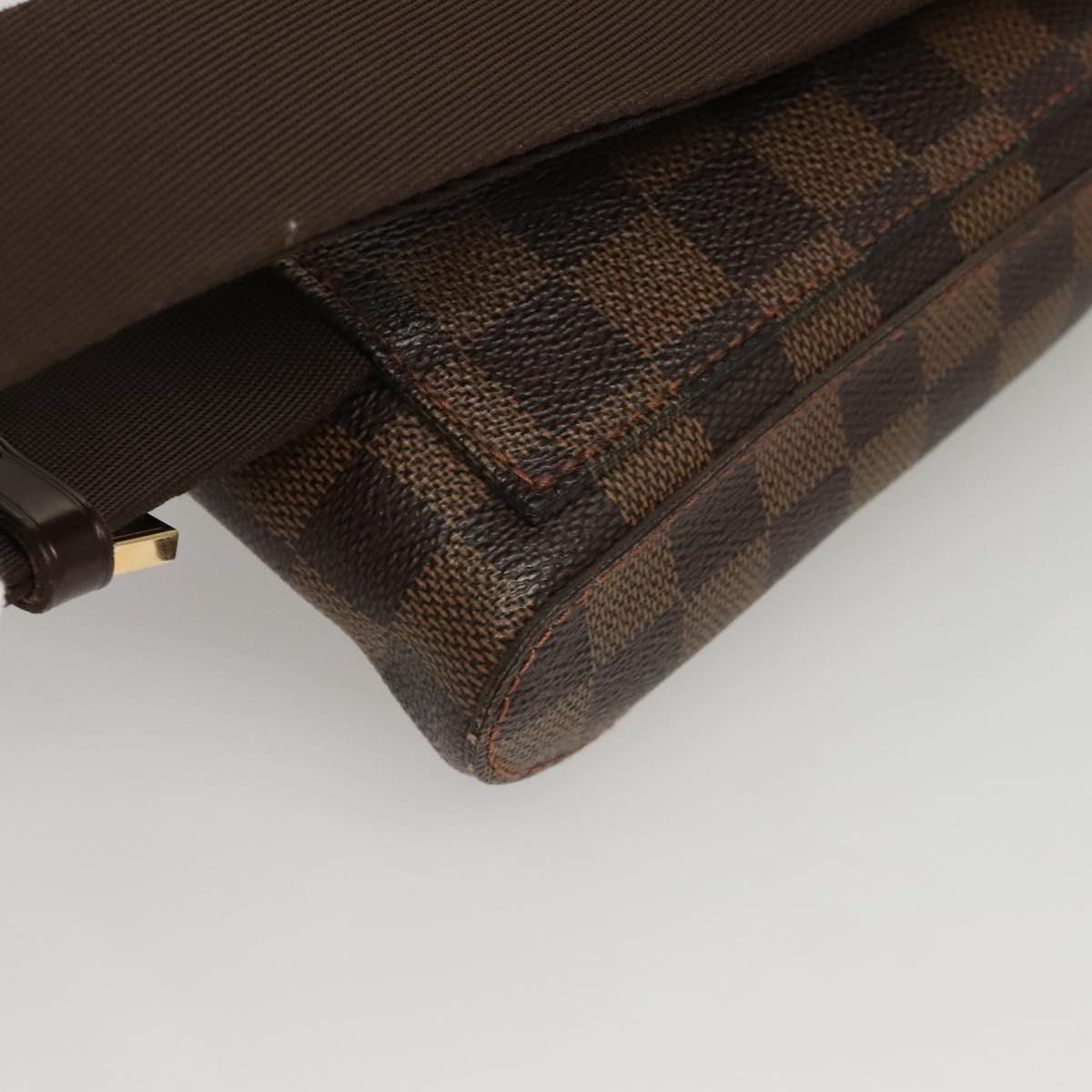 Louis Vuitton Geronimos, Brown, Canvas, clutch