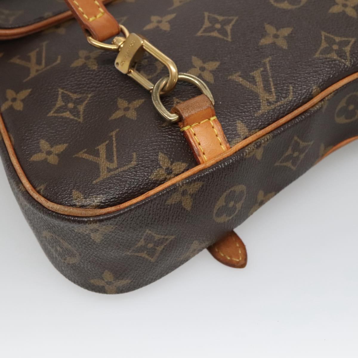 Louis Vuitton Marelle, Brown, Canvas, backpack