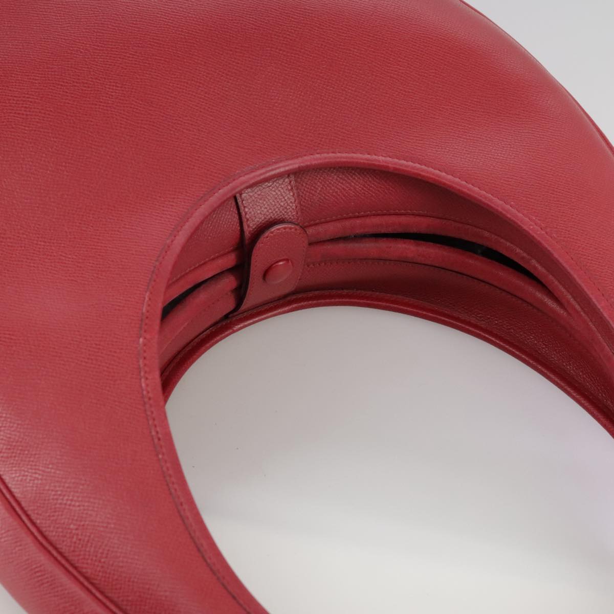 Hermès, Red, Leather, shoulder
