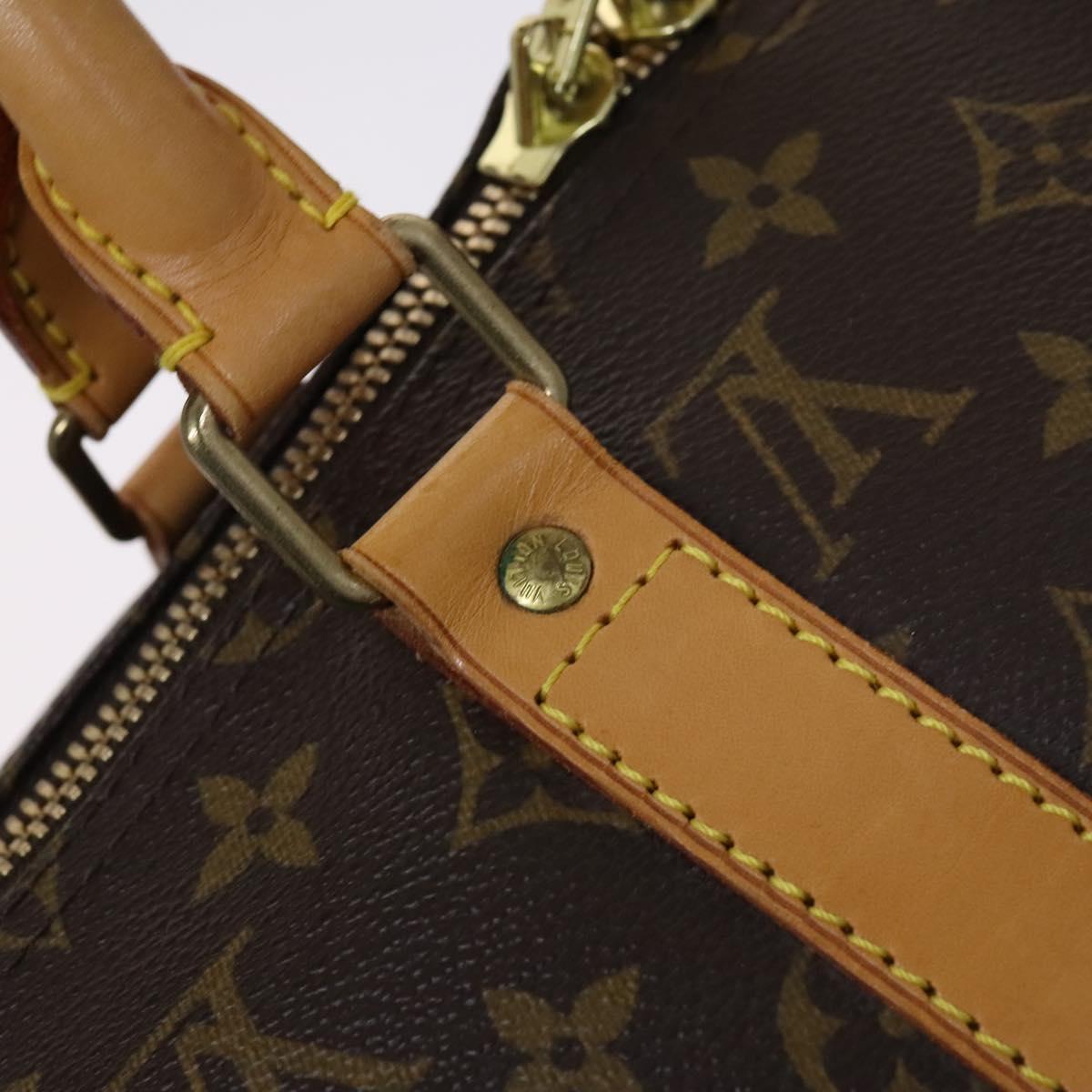 Louis Vuitton Keepall 50, Brown, Canvas, travel
