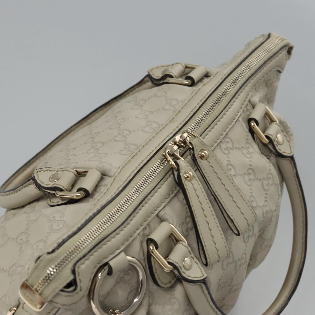 Gucci Sukey, White, Canvas, tote