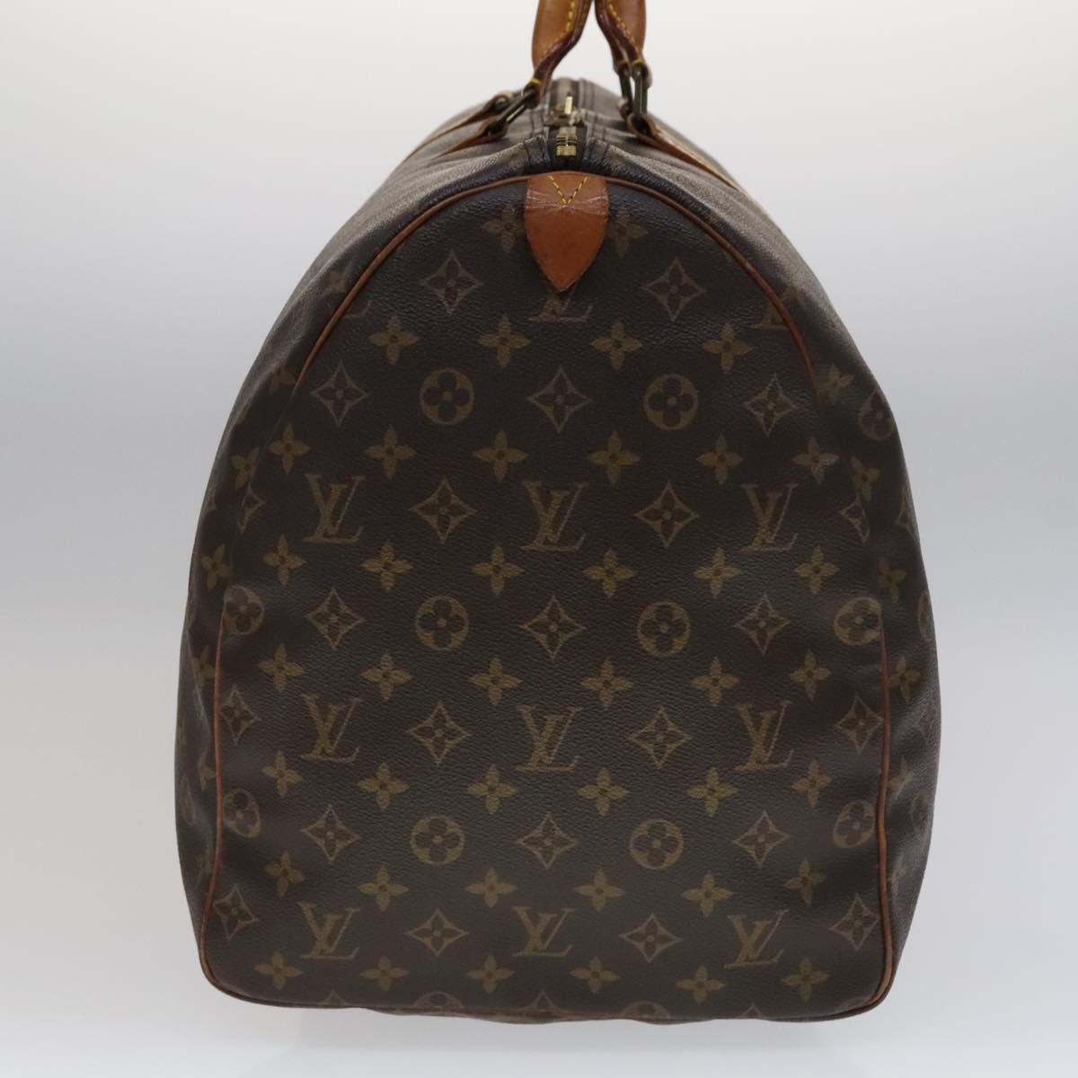 Louis Vuitton Keepall 60, Brown, Canvas, travel