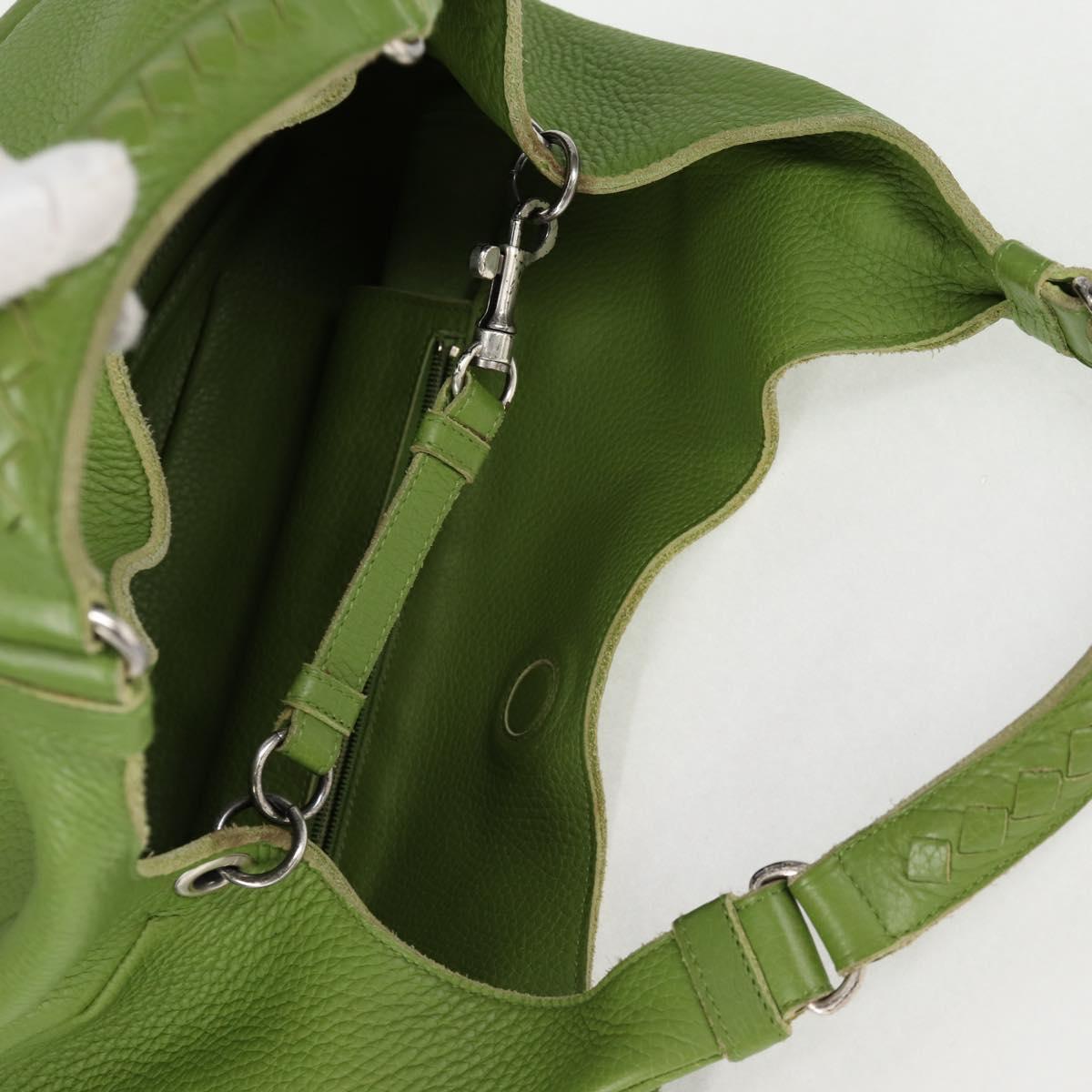 Bottega Veneta, Green, Leather, shoulder