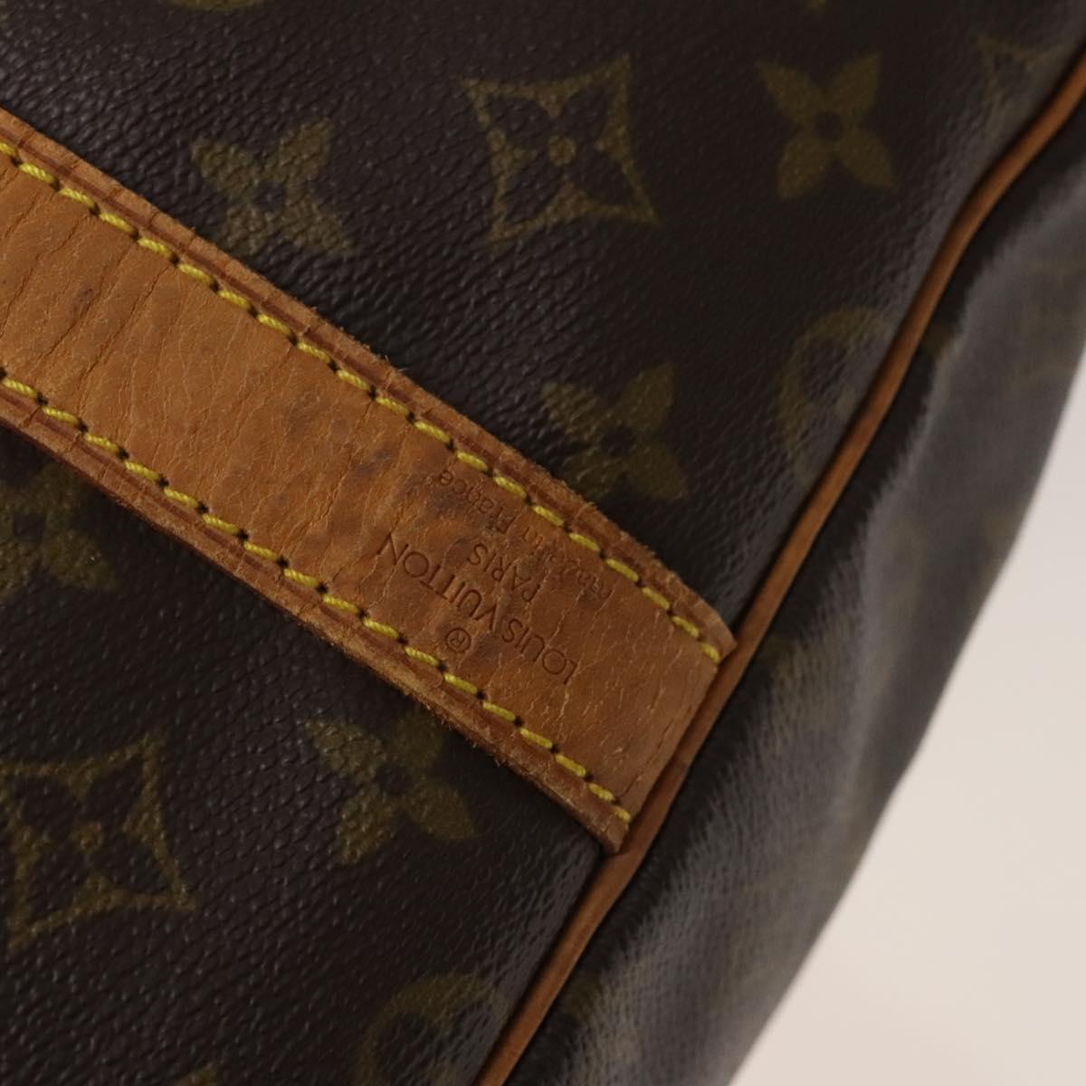Louis Vuitton Keepall 60, Brown, Canvas, travel