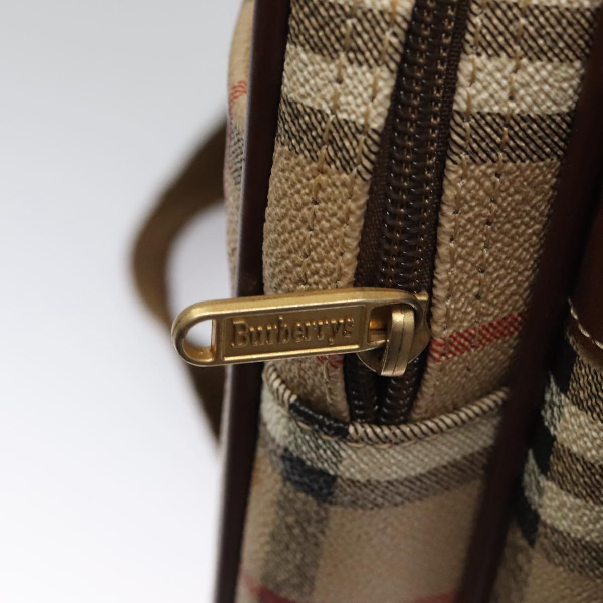 Burberry Nova Check, Beige, Canvas, shoulder