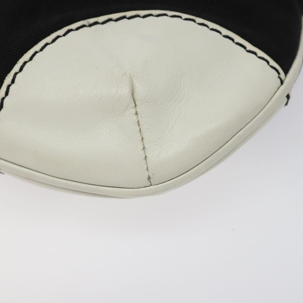 Chanel Coco Mark, Black, Canvas, shoulder