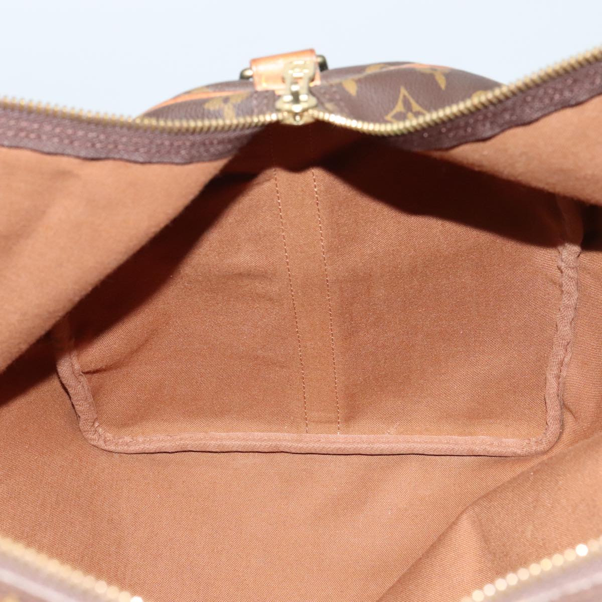 Louis Vuitton Keepall Bandoulière 60, Brown, Canvas, travel