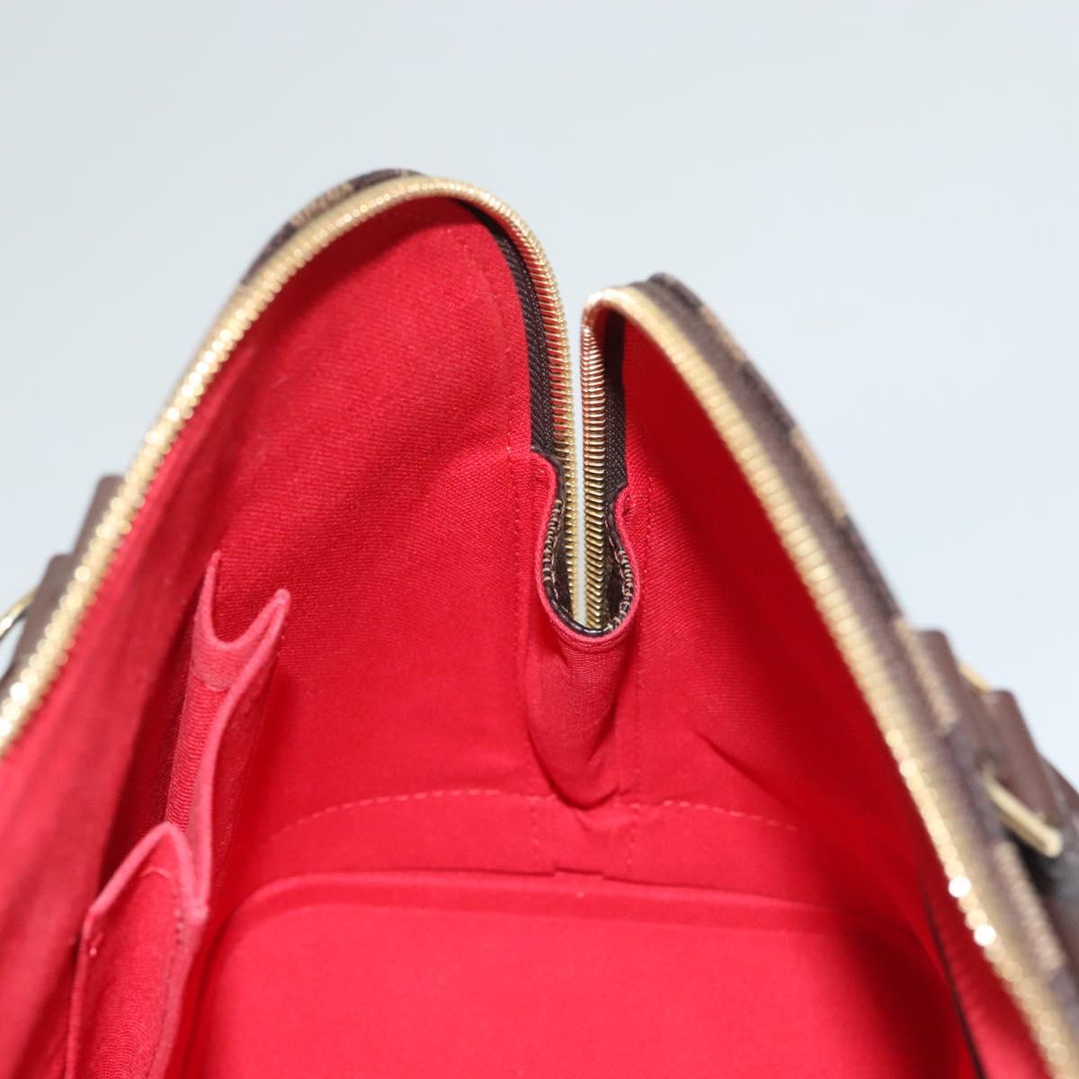 Louis Vuitton Alma, Brown, Canvas, handbag