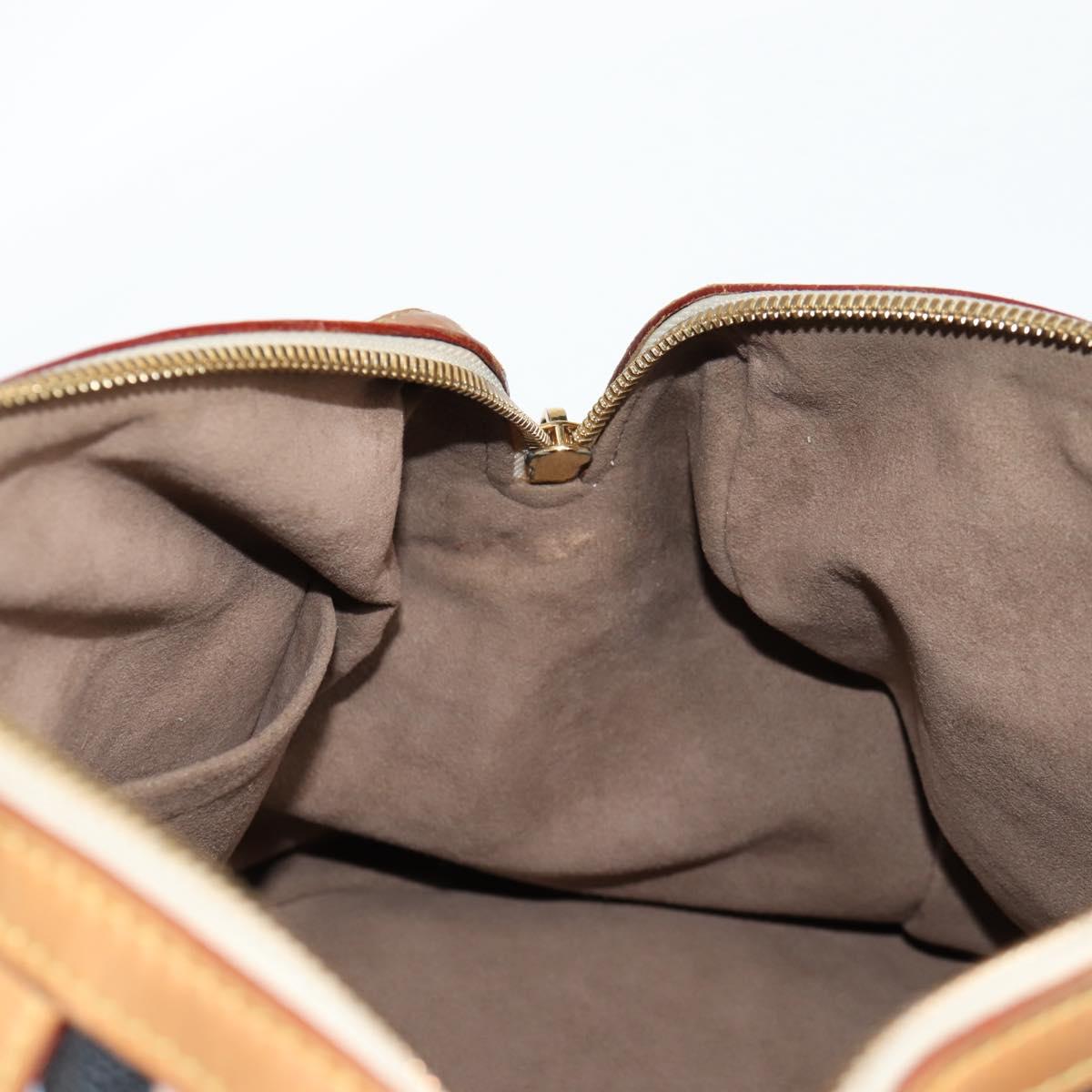 Louis Vuitton Courtney, Black, Canvas, handbag
