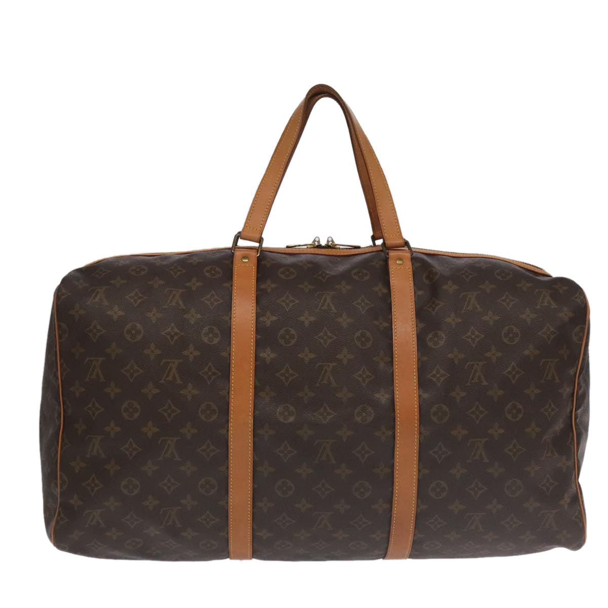 Louis Vuitton Sac Souple, Brown, Canvas, travel