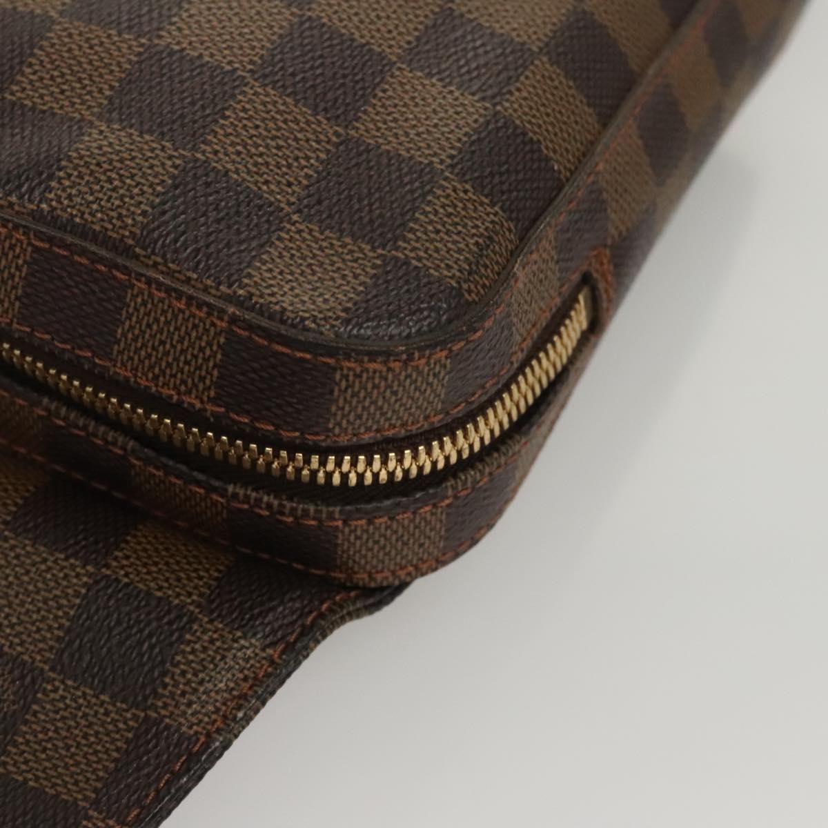 Louis Vuitton Geronimos, Brown, Canvas, clutch