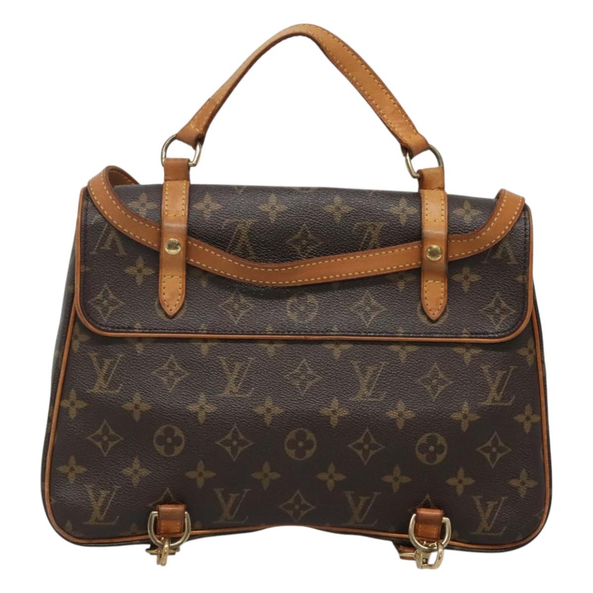 Louis Vuitton Marelle, Brown, Canvas, backpack