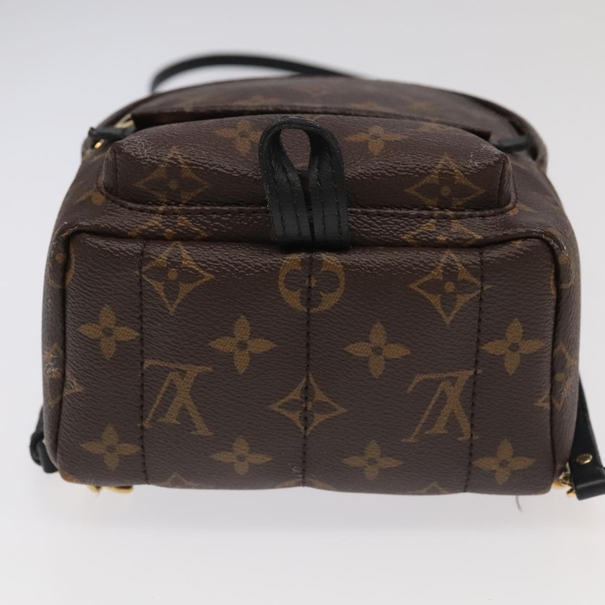 Louis Vuitton Palm Springs mini, Brown, Canvas, backpack