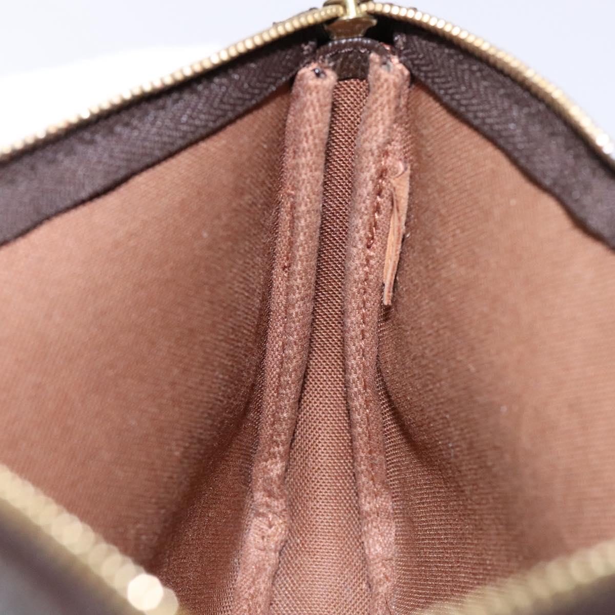 Louis Vuitton Pochette Accessoire, Brown, Canvas, clutch