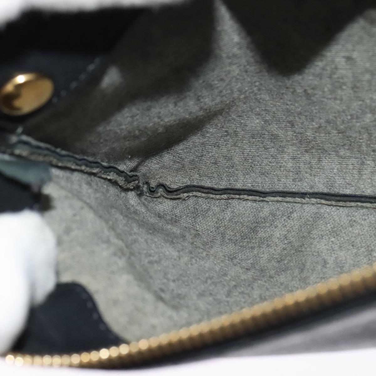 Céline Trio, Black, Leather, shoulder