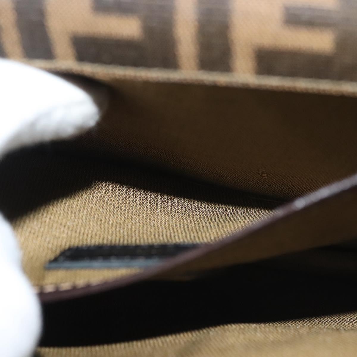 Fendi Zucca, "BEIGE, BROWN", Canvas, shoulder