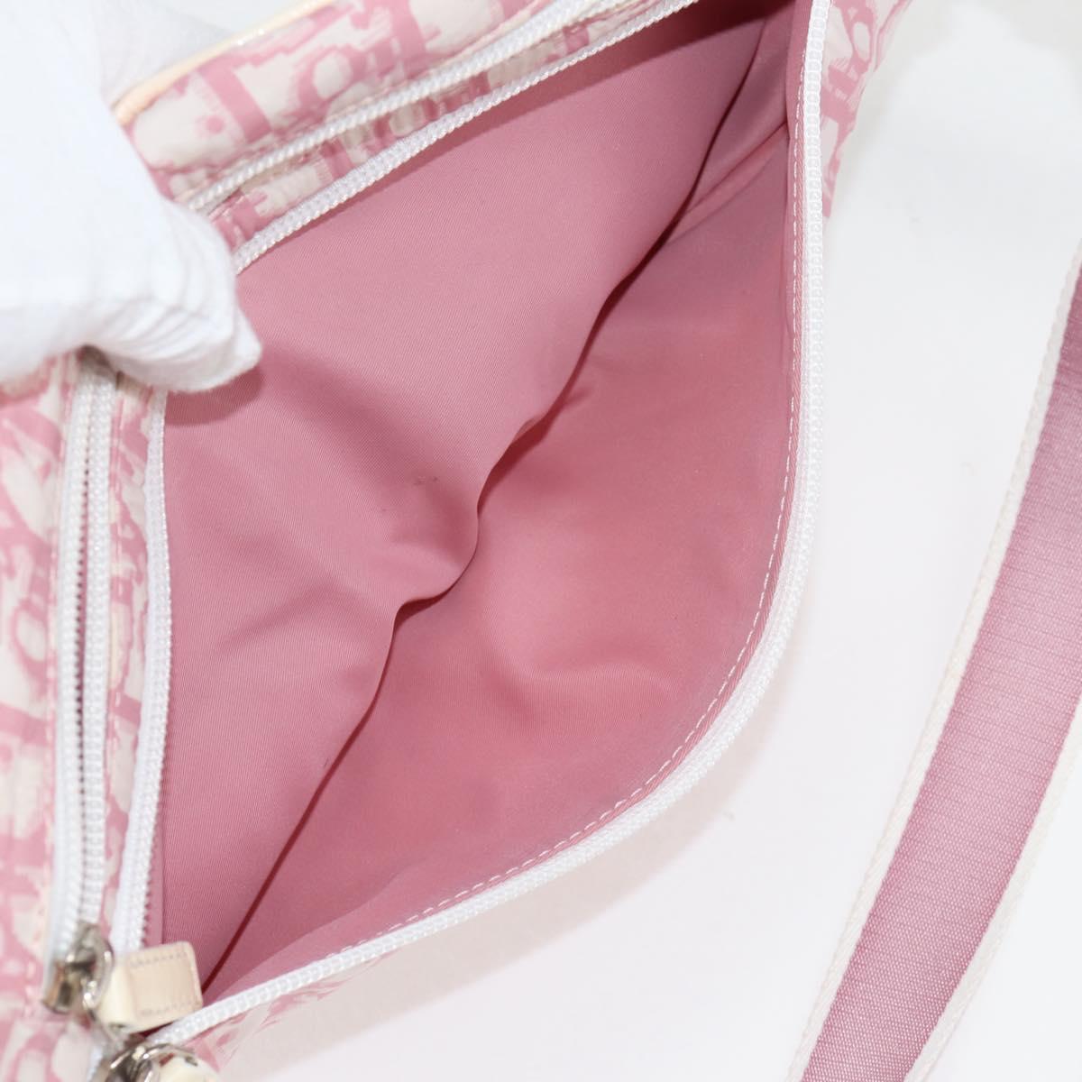 Dior Trotter, Pink, Canvas, shoulder
