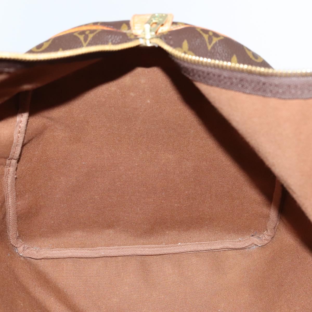 Louis Vuitton Keepall 55, Brown, Canvas, travel