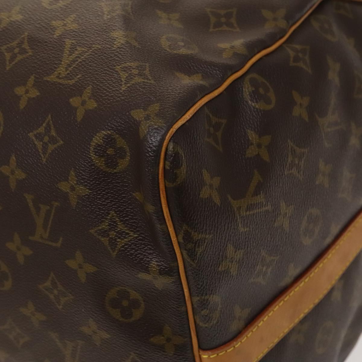Louis Vuitton Keepall 60, Brown, Canvas, travel