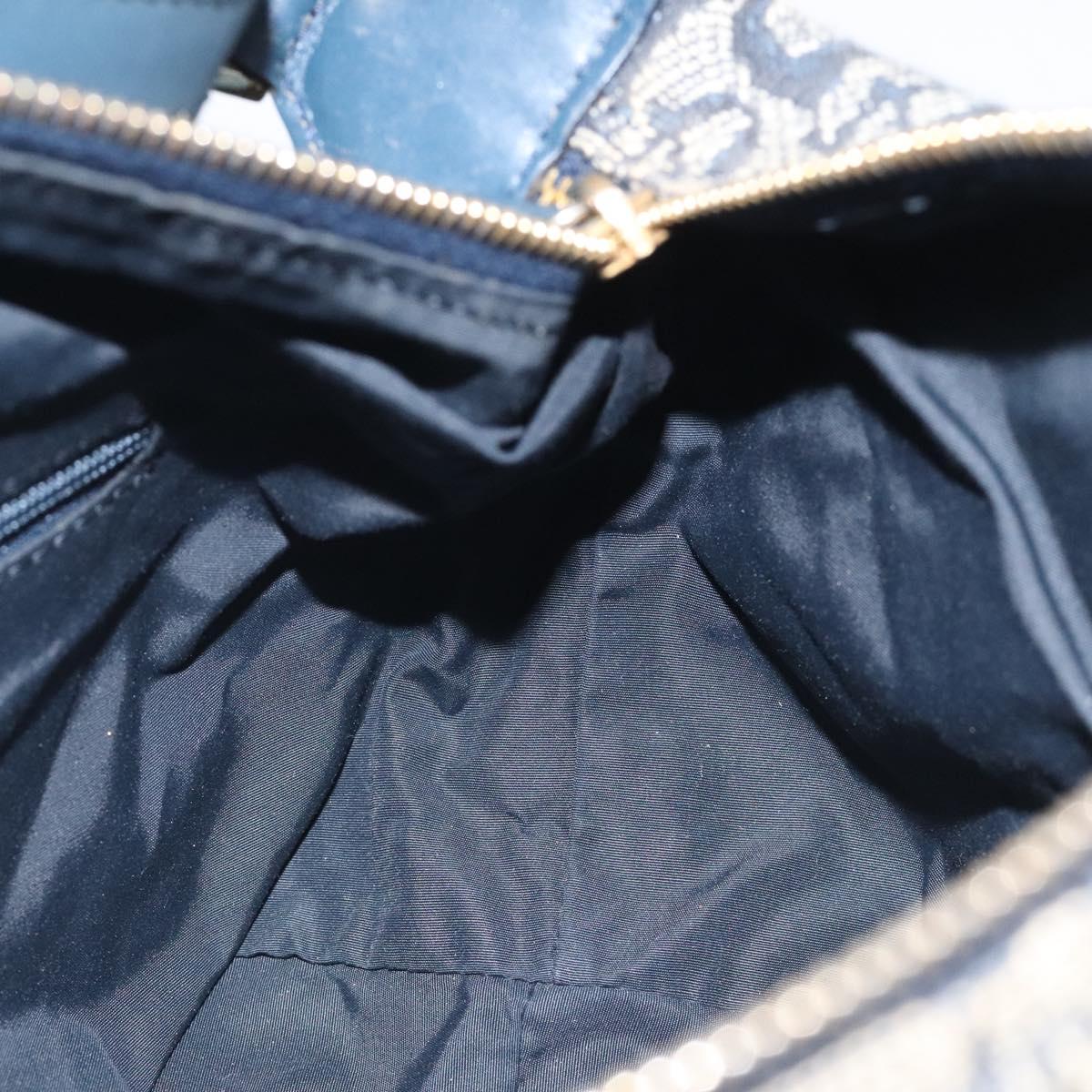 Dior Trotter, Navy, Canvas, handbag