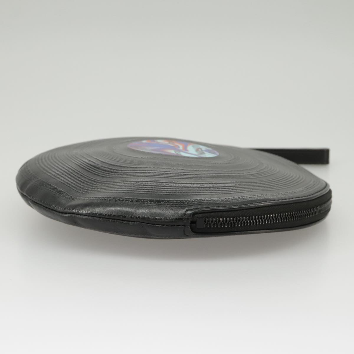 Louis Vuitton Pochette, Black, Leather, clutch