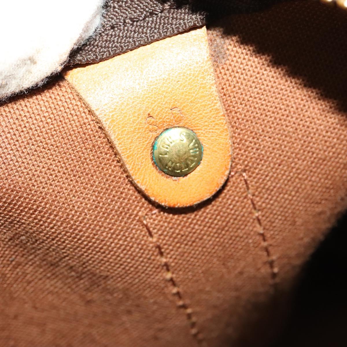 Louis Vuitton Keepall 55, Brown, Canvas, travel