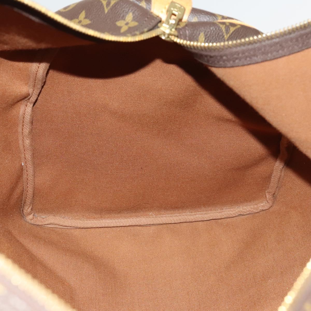 Louis Vuitton Keepall 55, Brown, Canvas, travel