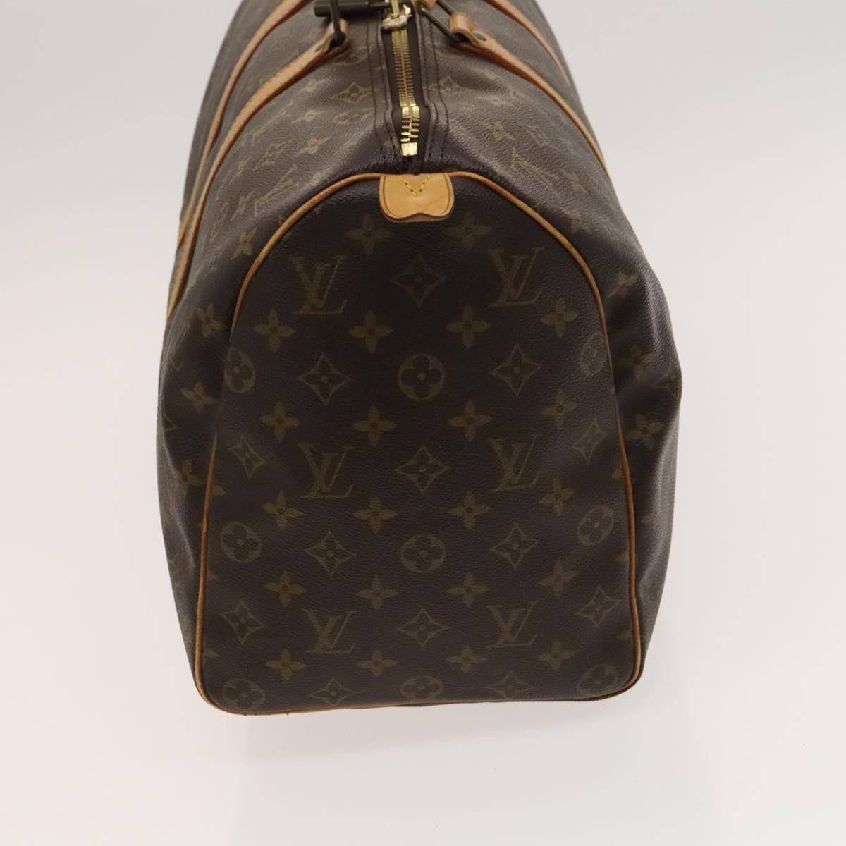 Louis Vuitton Keepall 45, Brown, Canvas, travel