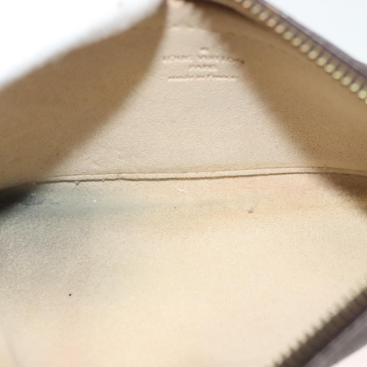 Louis Vuitton Milla, Brown, Canvas, clutch