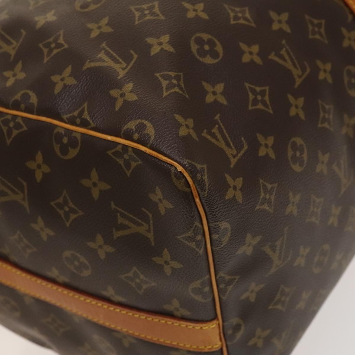 Louis Vuitton Keepall Bandouliere 55, Brown, Canvas, travel