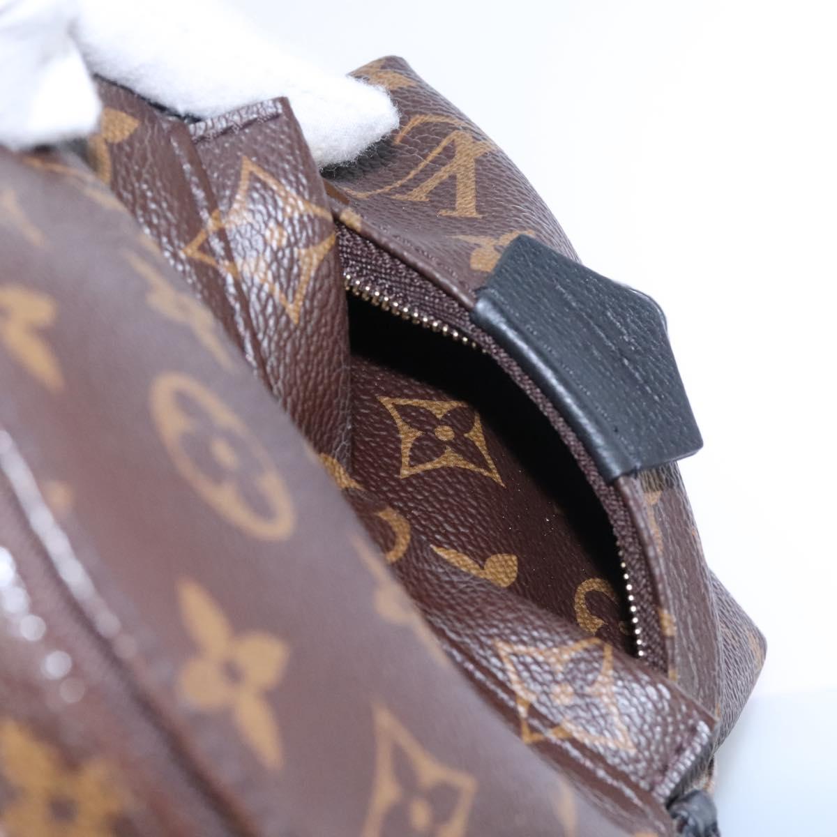 Louis Vuitton Palm Springs mini, Brown, Canvas, backpack