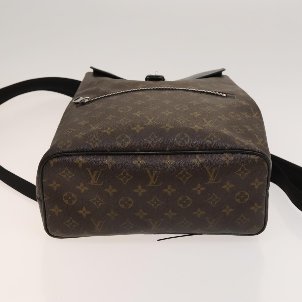 Louis Vuitton Palk, Brown, Canvas, backpack