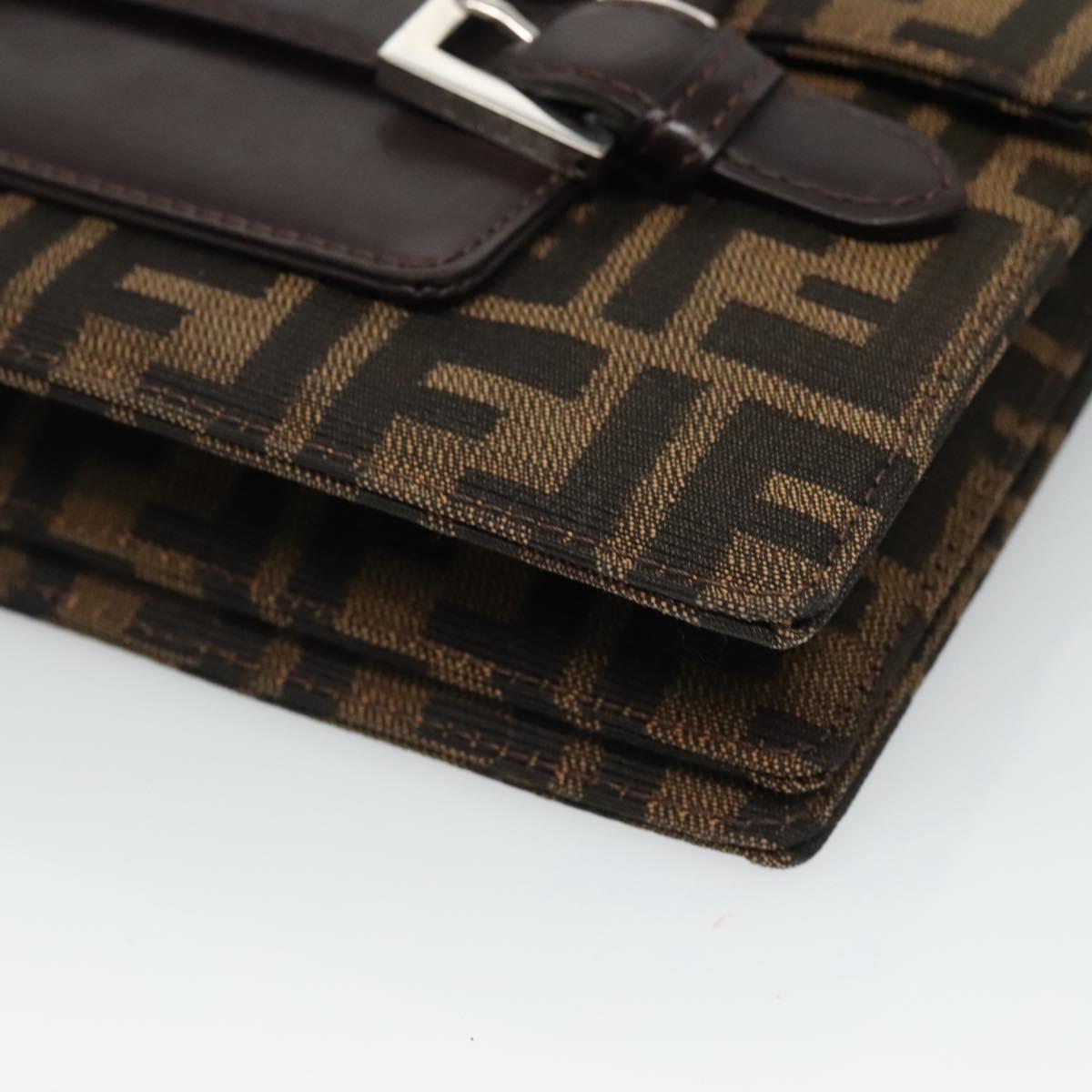 Fendi, Brown, Canvas, shoulder