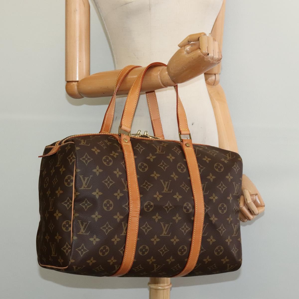 Louis Vuitton Sac Souple, Brown, Canvas, travel