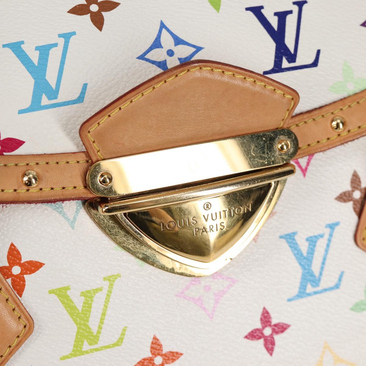 Louis Vuitton Beverly, White, Canvas, handbag