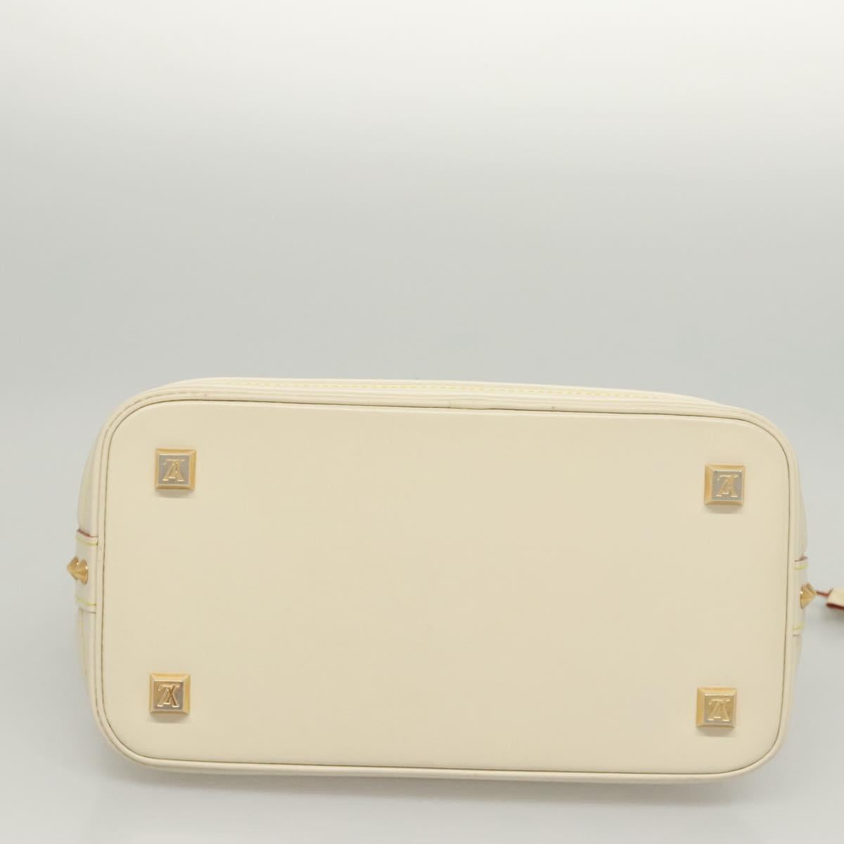 Louis Vuitton Lockit, White, Leather, handbag