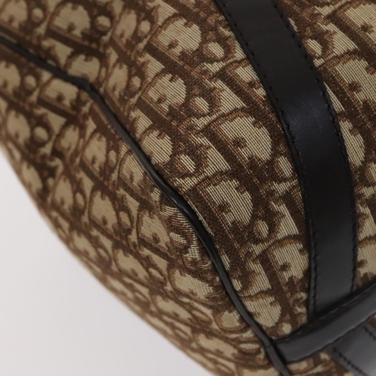 Dior Boston, Brown, Canvas, travel